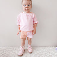 Easy Set Wide Ribbed - CANDY FLOSS