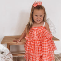 The Party Dress - RED GINGHAM