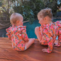 Shimmy Long Sleeve Swimmers - MARSHA