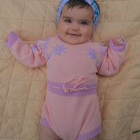 Sweet Pea Long Sleeve Knitted Romper - FLOSS