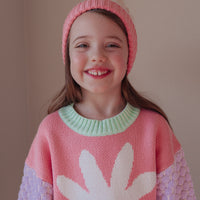 Gigi Knitted Jumper - SHERBET