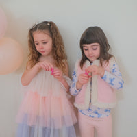 Snowy Cord Vest - FAIRY FLOSS