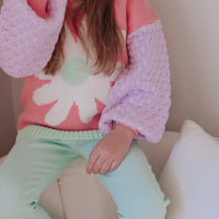 Bell Bottoms Thick Ribbed - MINTY