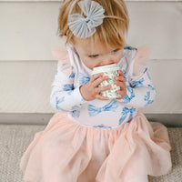 Tulle Flutter Long Sleeve Tutu Onesie - BOW PEEP