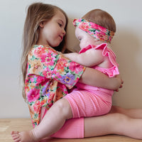 Bike Shorts Wide Ribbed - SHERBET