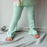 Bell Bottoms Thick Ribbed - MINTY