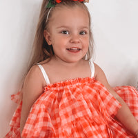 The Party Dress - RED GINGHAM