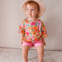 Bike Shorts Wide Ribbed - SHERBET