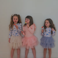 The Party Skirt - DUSTY BLUE