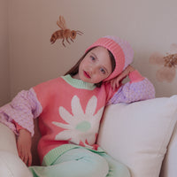 Gigi Knitted Jumper - SHERBET