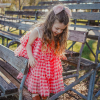 The Party Dress - RED GINGHAM
