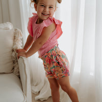 Shimmy Wide Rib Tank Onesie/Top - SHERBET