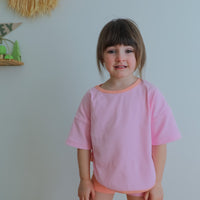 Easy Set Wide Ribbed - CANDY FLOSS