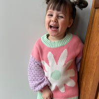 Gigi Knitted Jumper - SHERBET