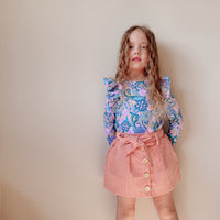Shimmy Long Sleeve Onesie/Top - PAISLEY