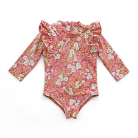 Shimmy Long Sleeve Swimmers - ARIA