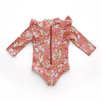 Shimmy Long Sleeve Swimmers - ARIA