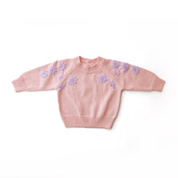 Blushing Posy Knitted Jumper - FLOSS