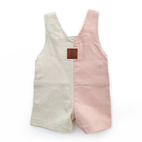 Everett Short Overalls - SPLIT BLUSH