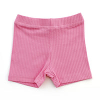 Bike Shorts Wide Ribbed - SHERBET