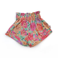 Paperbag Denim Shorts - CAMILA