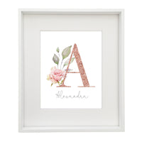 Pretty In Pink Personalised Printable Artwork