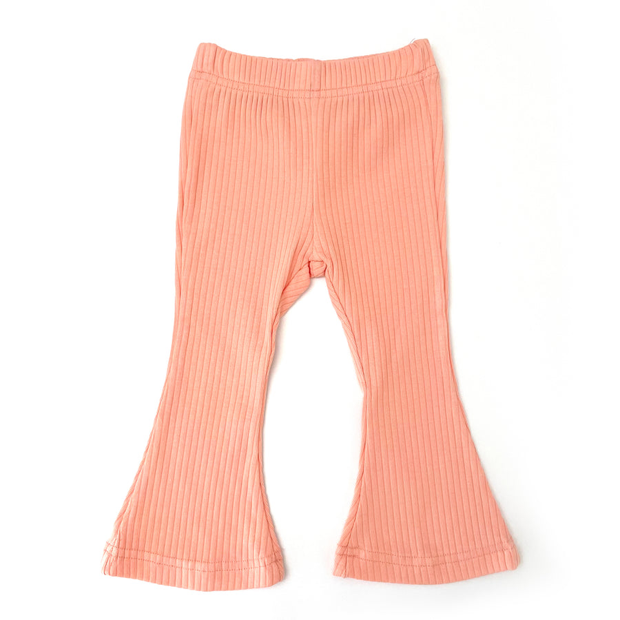 Bell Bottoms Wide Ribbed - PEACH