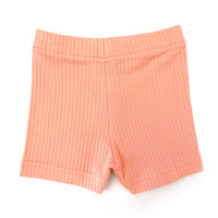 Bike Shorts Wide Ribbed - PEACH