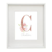 Pretty In Pink Personalised Printable Artwork