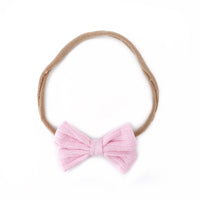 Butterfly Headband Wide Ribbed - CANDY PINK