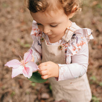 Hazel Cord Pinafore Dress - STONE