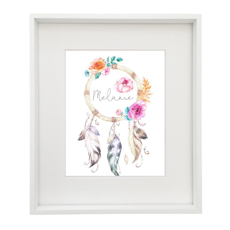 Dreamcatcher Personalised Printable Artwork – With Love For Kids