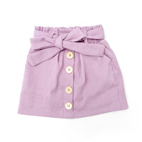 Heidi Mini Cord Skirt - SHELL
