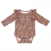 Shimmy Long Sleeve Onesie/Top - HUNTER