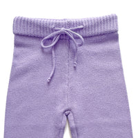 Blushing Knitted Pant - Purple