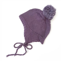Knitted Beanie - MAUVE