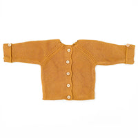 Poppy Knitted Cardigan - MUSTARD