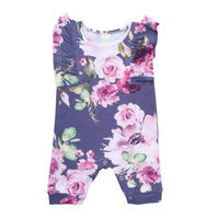 Shimmy Floral Romper - MAYBELLE