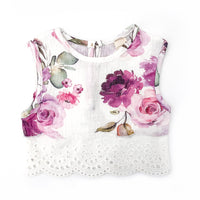 COTTON MUSLIN Lace Top - HARPER