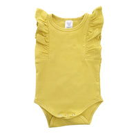Shimmy Tank Onesie/Top - MUSTARD