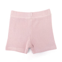 Bike Shorts Wide Ribbed - PEARL