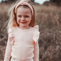 BASICS THICK Ribbed Knot Headband - FAIRY FLOSS