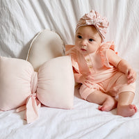 BASICS Ribbed Shimmy Romper - FAIRY FLOSS