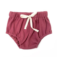 BASICS Ribbed Bloomers - ROSEWOOD