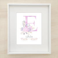 She Leaves A Little Sparkle Trio Personalised Printable Artwork PURPLE