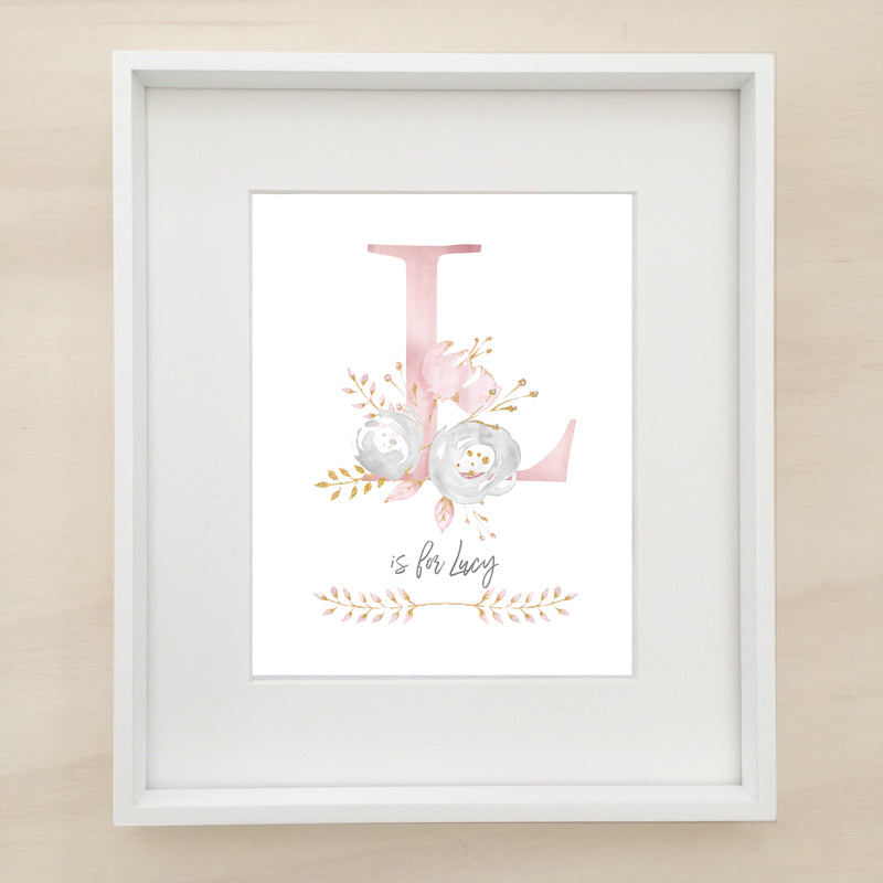 She Leaves A Little Sparkle Trio Personalised Printable Artwork