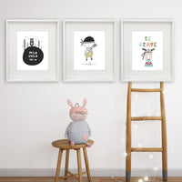 Scandi Trio Personalised Printable Artwork