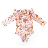 Shimmy Long Sleeve Swimmers - SERENITY