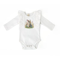 Shimmy Long Sleeve Onesie - BUNNY