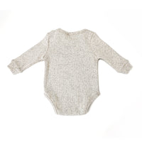 BASICS THICK Ribbed Long Sleeve Onesie/Top - CLOUD